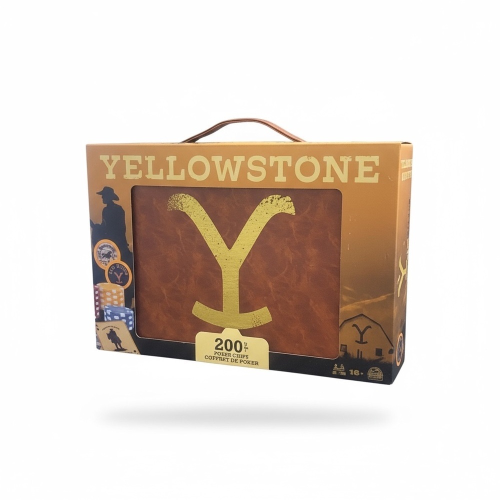 Yellowstone Poker Set - Gold and Brown